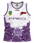 Fremantle Touch Association - N-Line Singlet (White)