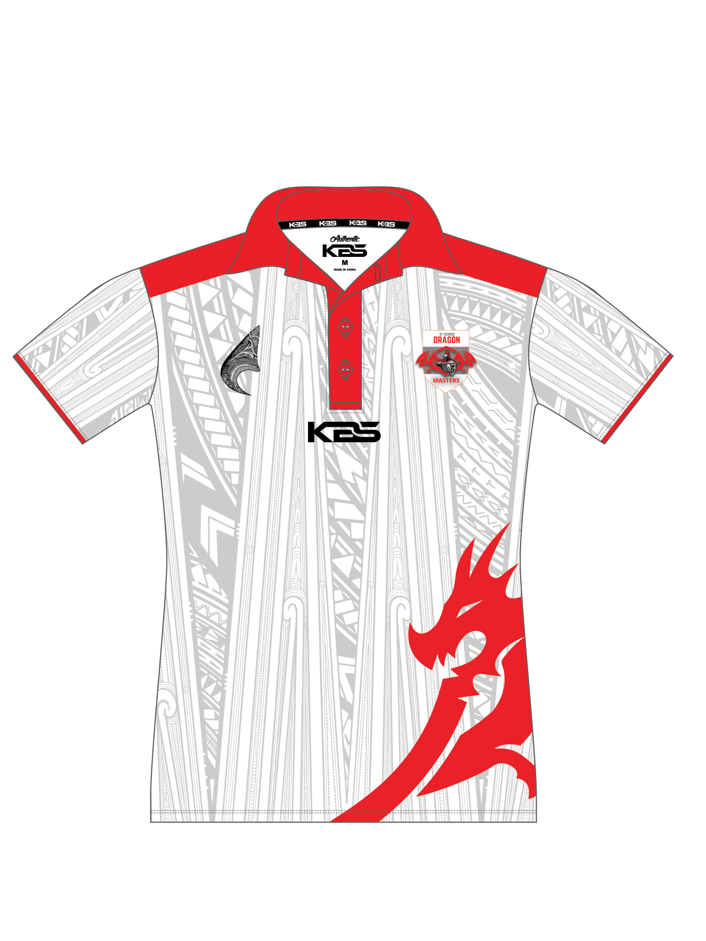 St. George Dragons Sublimated Polo