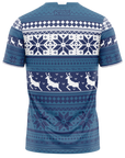 Winter Sky Christmas T-Shirt - Blue