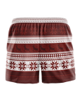 Santa's Classic Christmas Shorts - Red