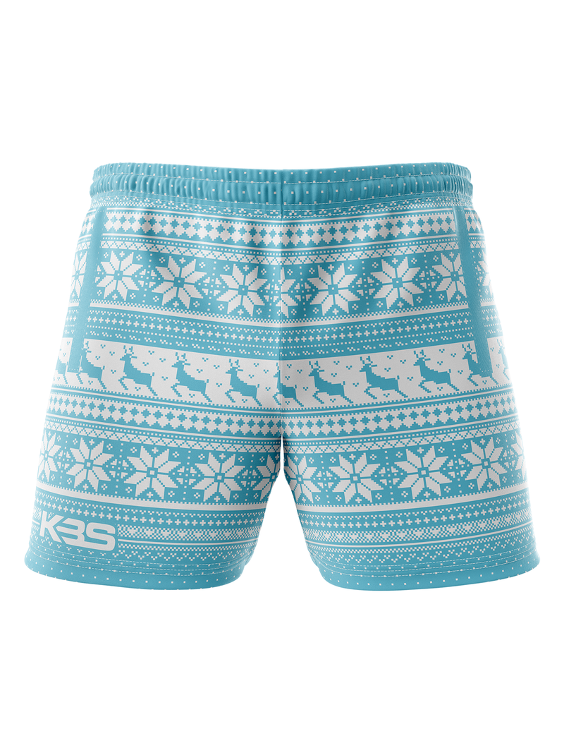 Christmas Shorts - Ice Blue